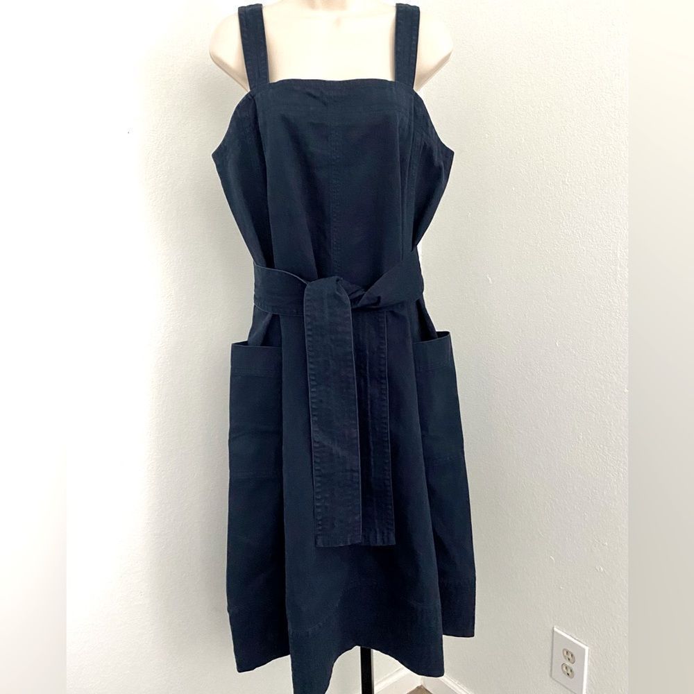 Everlane Organic Cotton Denim A Line Midi Dress - Picture 5 of 14